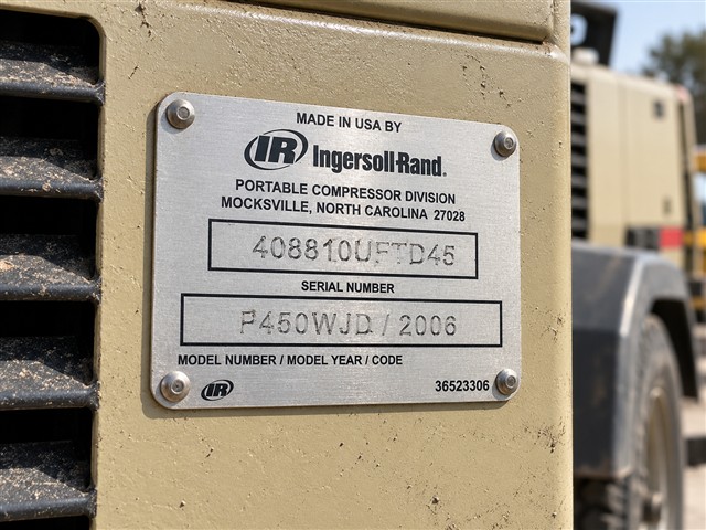 Placa de compresor Ingersoll Rand