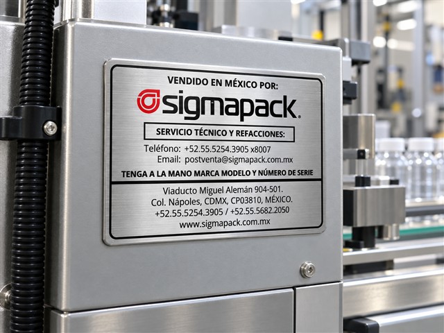 Placa de contacto y soporte Sigmapack